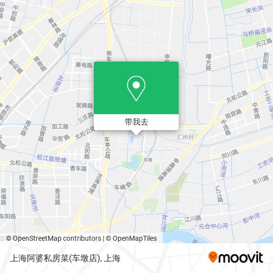 上海阿婆私房菜(车墩店)地图