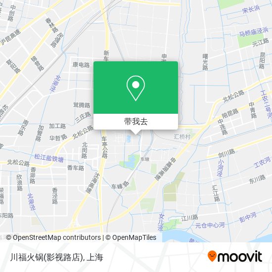 川福火锅(影视路店)地图