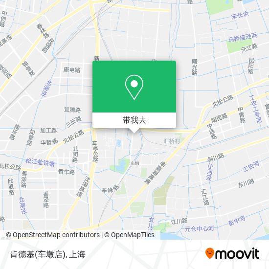 肯德基(车墩店)地图