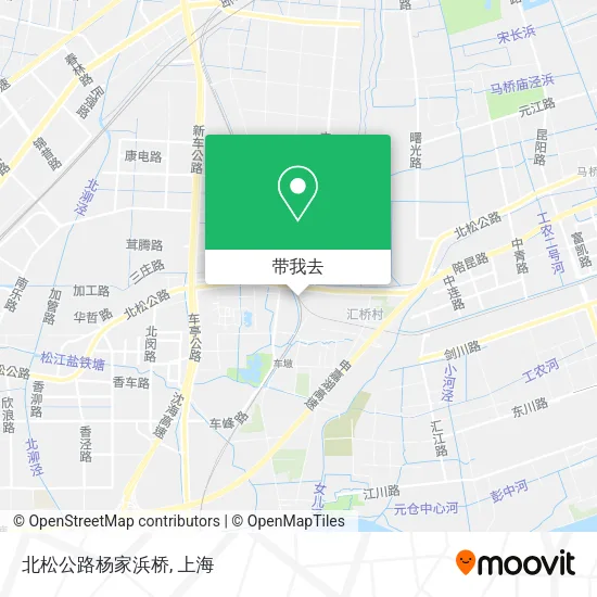 北松公路杨家浜桥地图