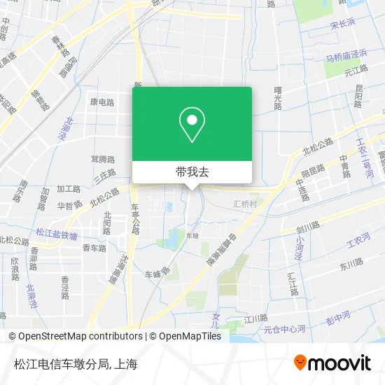 松江电信车墩分局地图