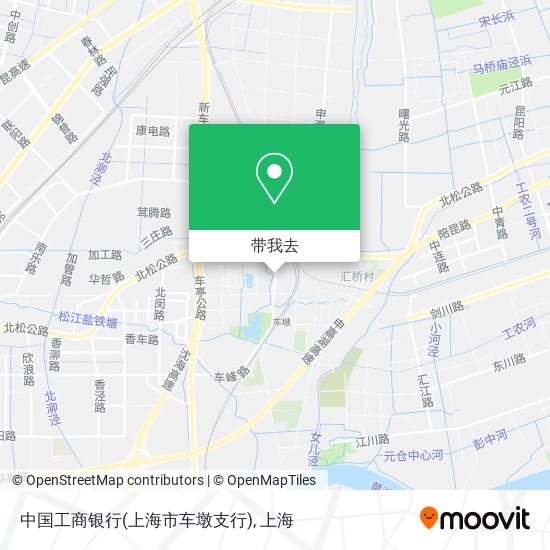 中国工商银行(上海市车墩支行)地图
