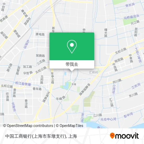 中国工商银行(上海市车墩支行)地图