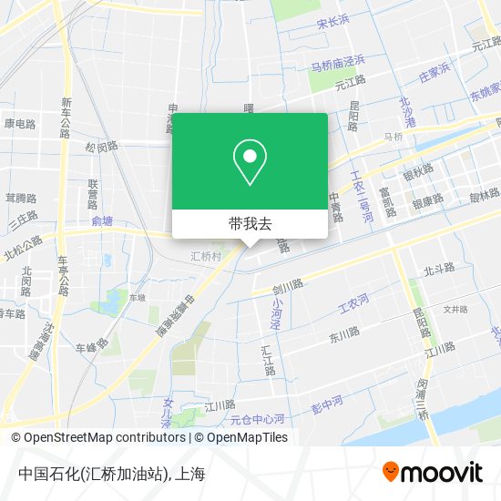 中国石化(汇桥加油站)地图