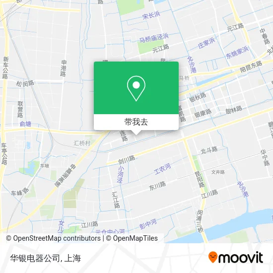 华银电器公司地图