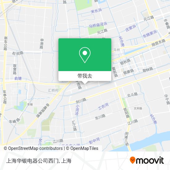 上海华银电器公司西门地图