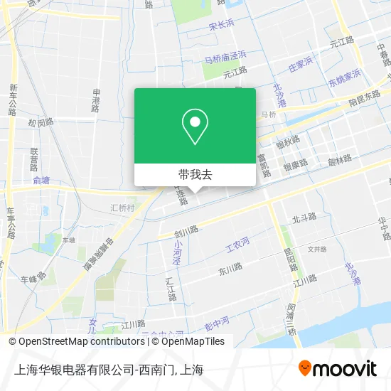 上海华银电器有限公司-西南门地图
