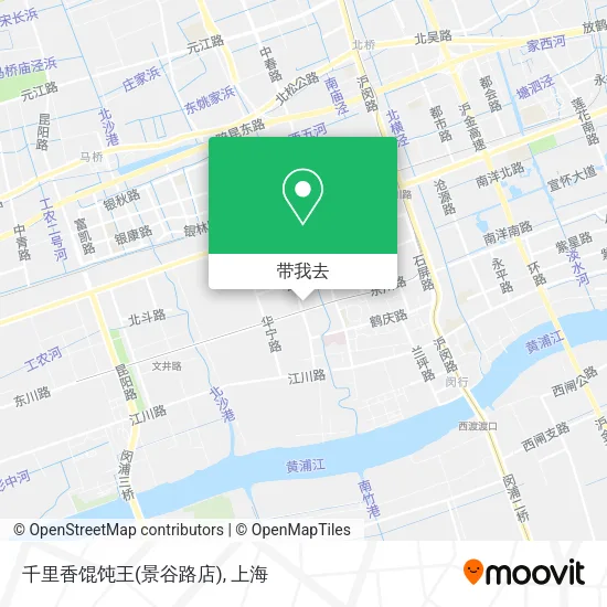 千里香馄饨王(景谷路店)地图
