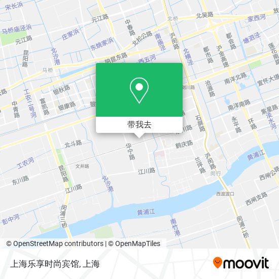 上海乐享时尚宾馆地图