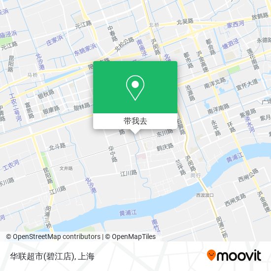 华联超市(碧江店)地图