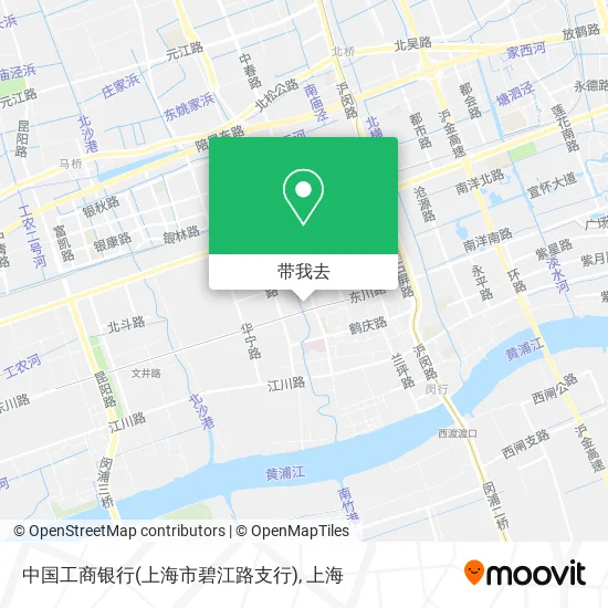 中国工商银行(上海市碧江路支行)地图
