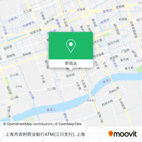 上海市农村商业银行ATM(江川支行)地图
