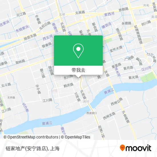 链家地产(安宁路店)地图