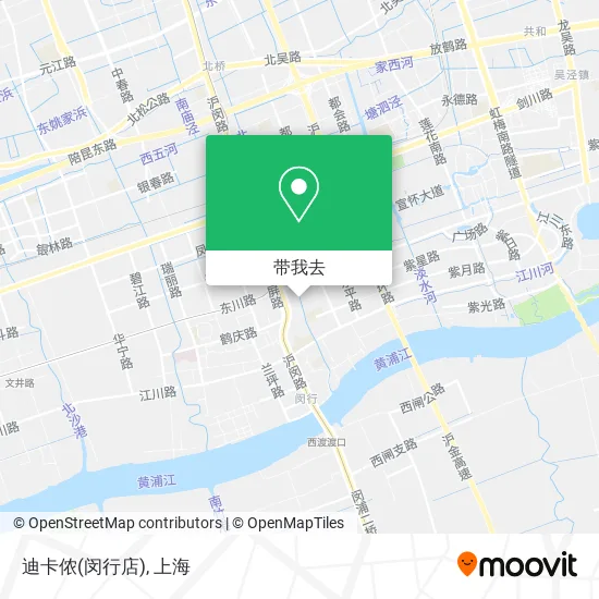 迪卡侬(闵行店)地图