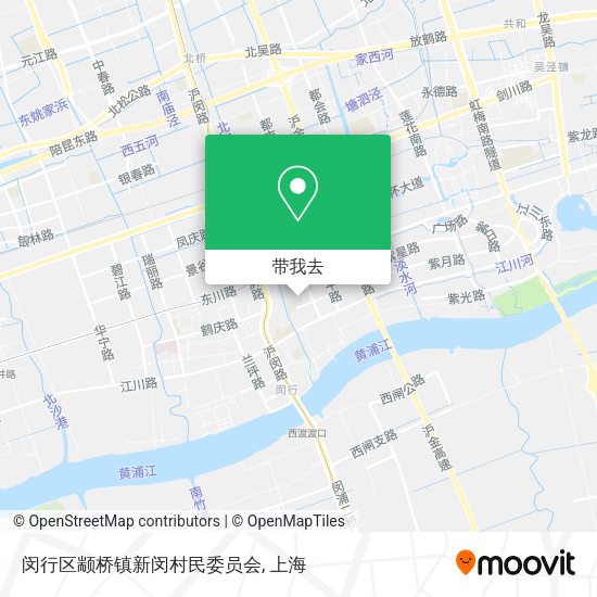 闵行区颛桥镇新闵村民委员会地图