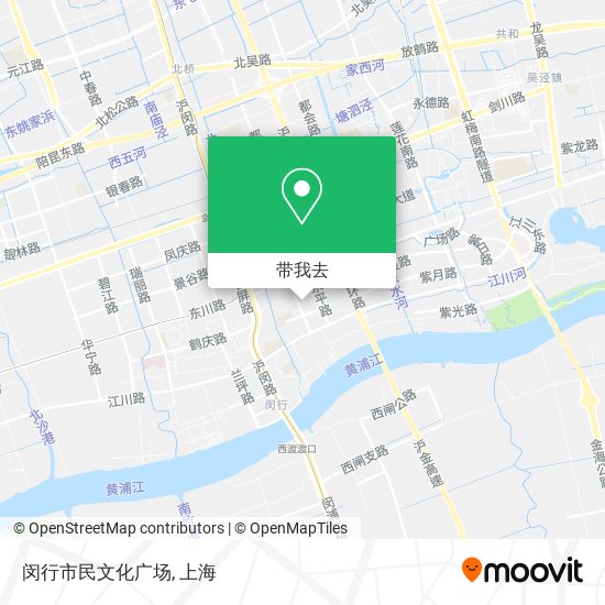 闵行市民文化广场地图