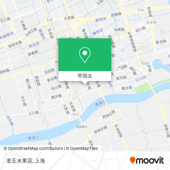 老五水果店地图