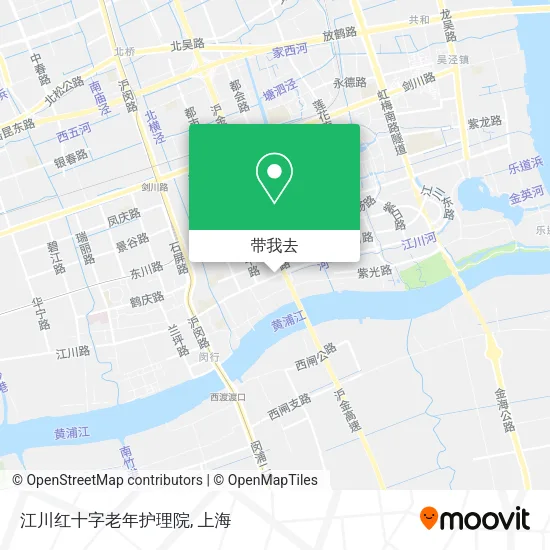江川红十字老年护理院地图