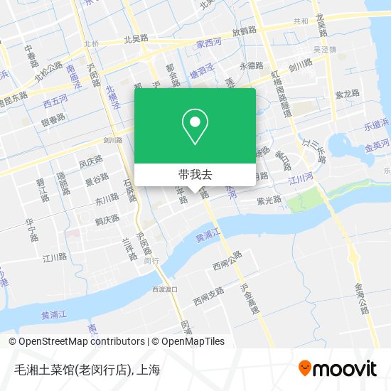 毛湘土菜馆(老闵行店)地图