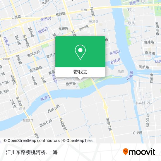 江川东路樱桃河桥地图