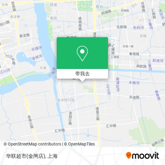 华联超市(金闸店)地图