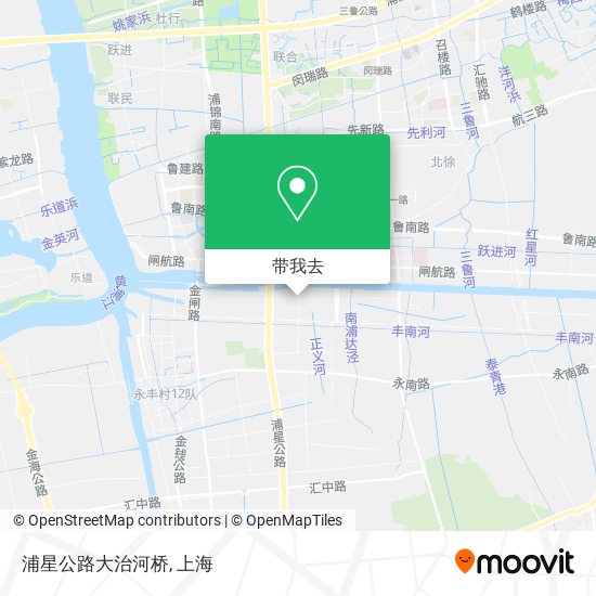 浦星公路大治河桥地图