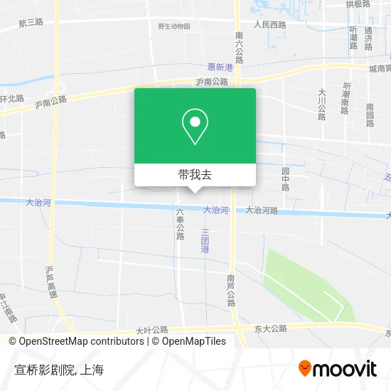 宣桥影剧院地图