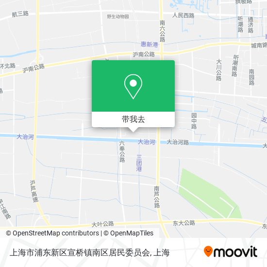 上海市浦东新区宣桥镇南区居民委员会地图