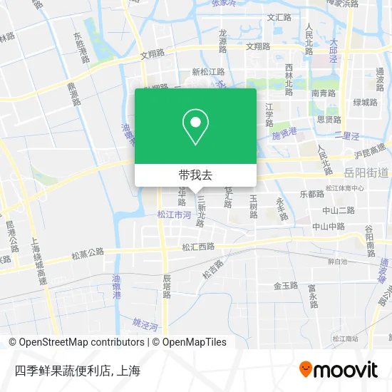 四季鲜果蔬便利店地图