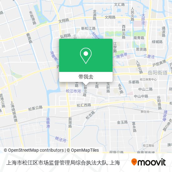 上海市松江区市场监督管理局综合执法大队地图