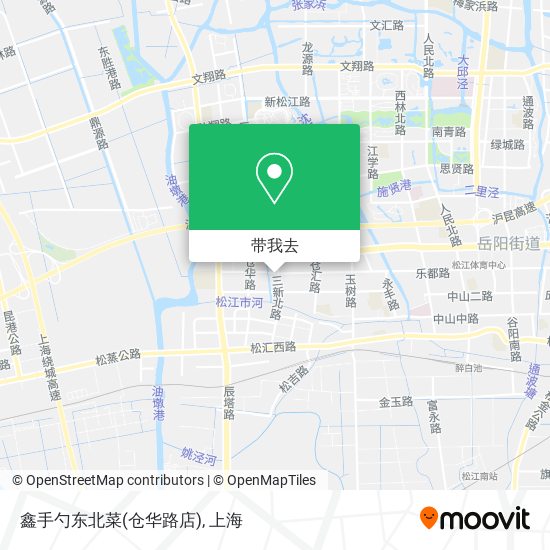 鑫手勺东北菜(仓华路店)地图