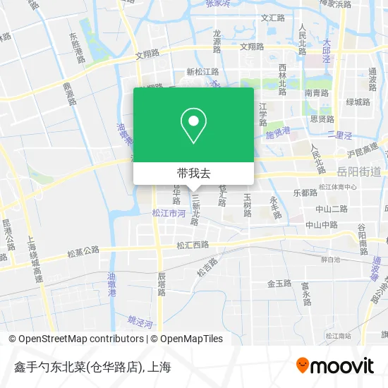 鑫手勺东北菜(仓华路店)地图