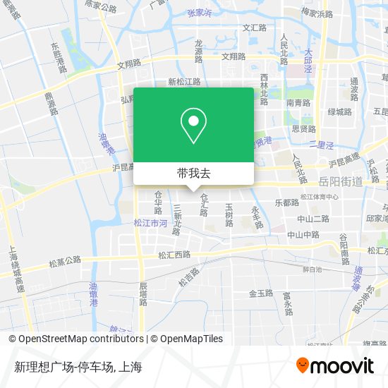 新理想广场-停车场地图