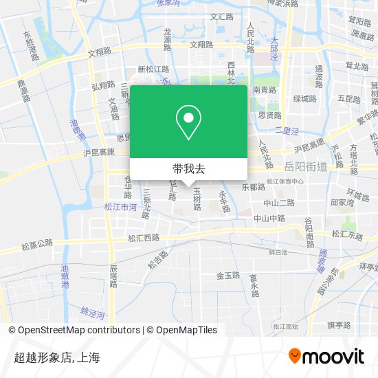 超越形象店地图
