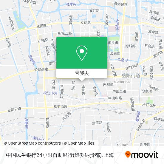 中国民生银行24小时自助银行(维罗纳贵都)地图
