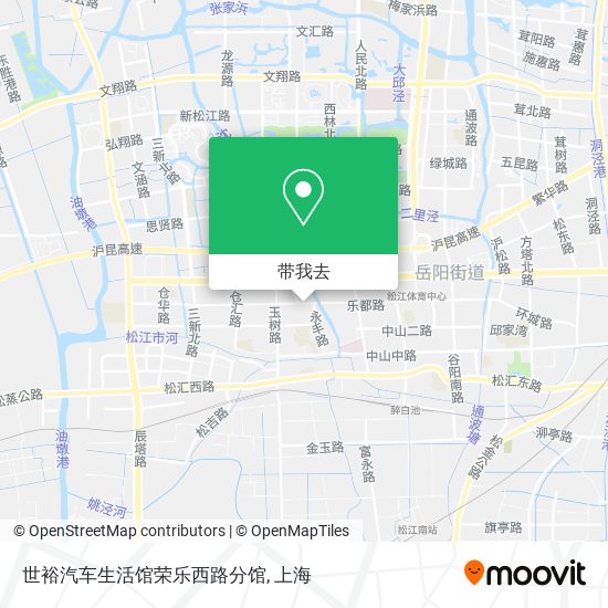 世裕汽车生活馆荣乐西路分馆地图