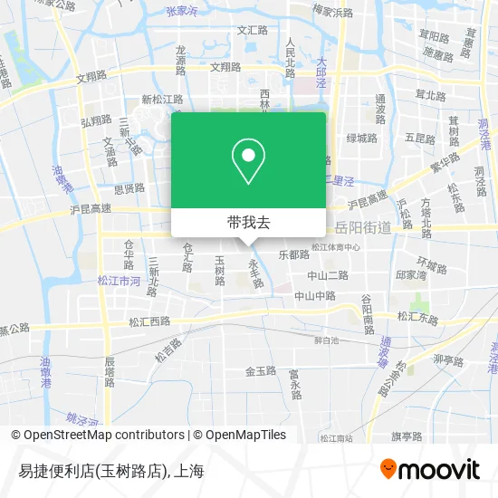 易捷便利店(玉树路店)地图