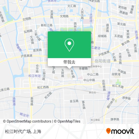 松江时代广场地图