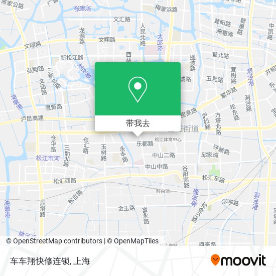 车车翔快修连锁地图