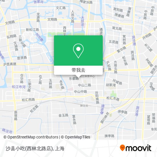 沙县小吃(西林北路店)地图