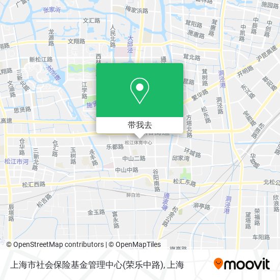 上海市社会保险基金管理中心(荣乐中路)地图