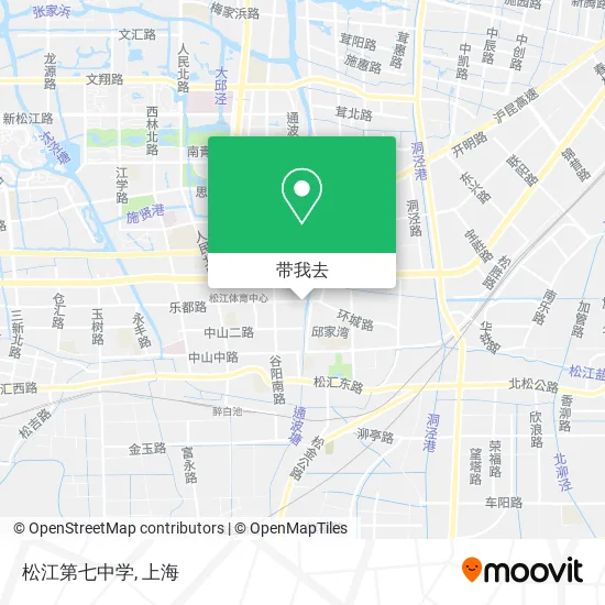 松江第七中学地图