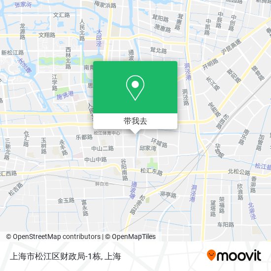 上海市松江区财政局-1栋地图