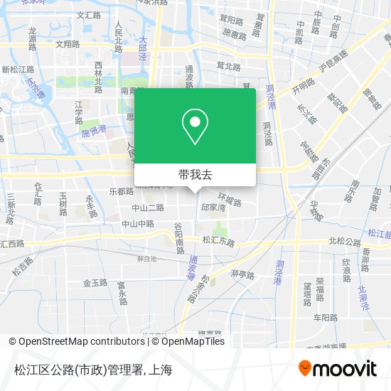 松江区公路(市政)管理署地图
