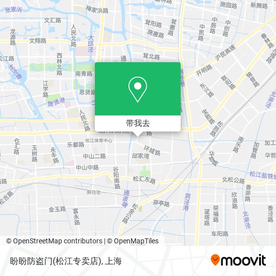 盼盼防盗门(松江专卖店)地图