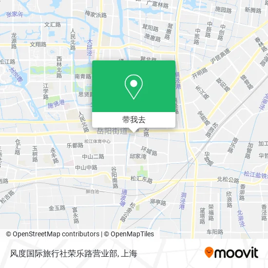 风度国际旅行社荣乐路营业部地图