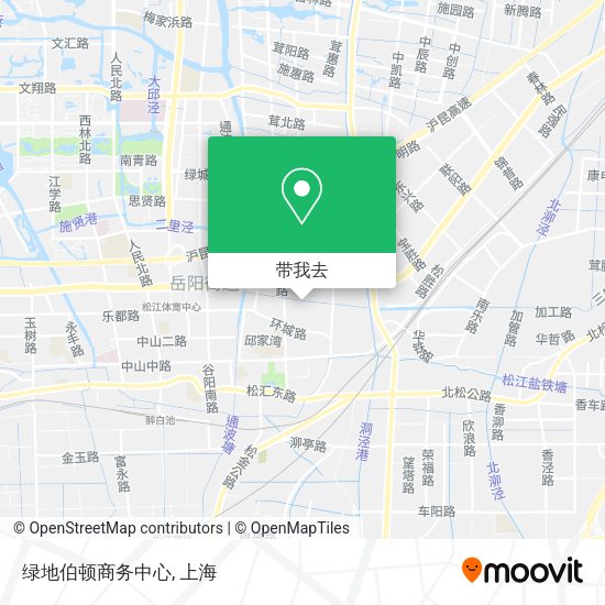 绿地伯顿商务中心地图