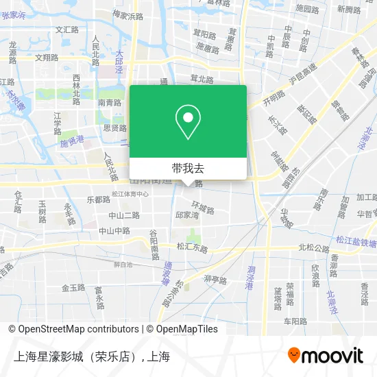 上海星濠影城（荣乐店）地图