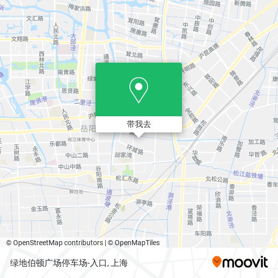 绿地伯顿广场停车场-入口地图