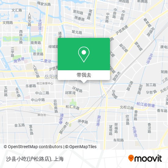 沙县小吃(沪松路店)地图